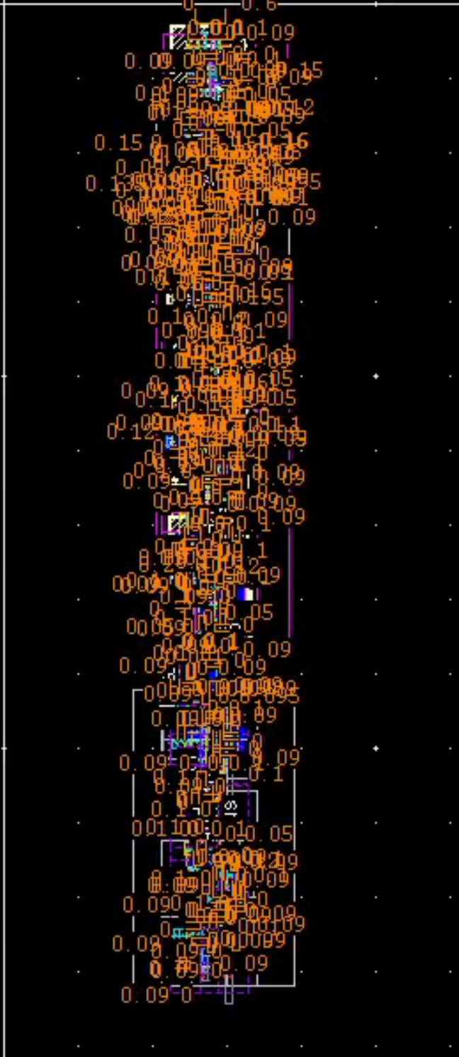 Bit stack with ruler measurements