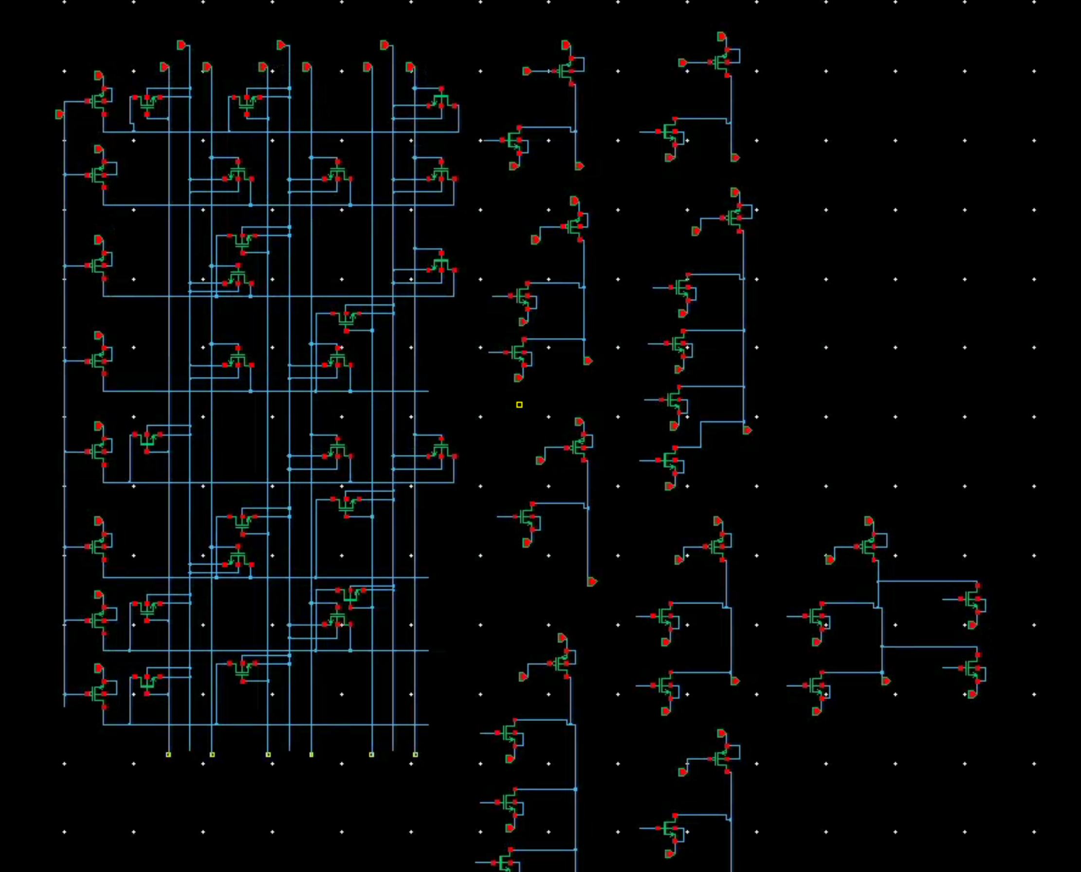 PLA decoder schematic